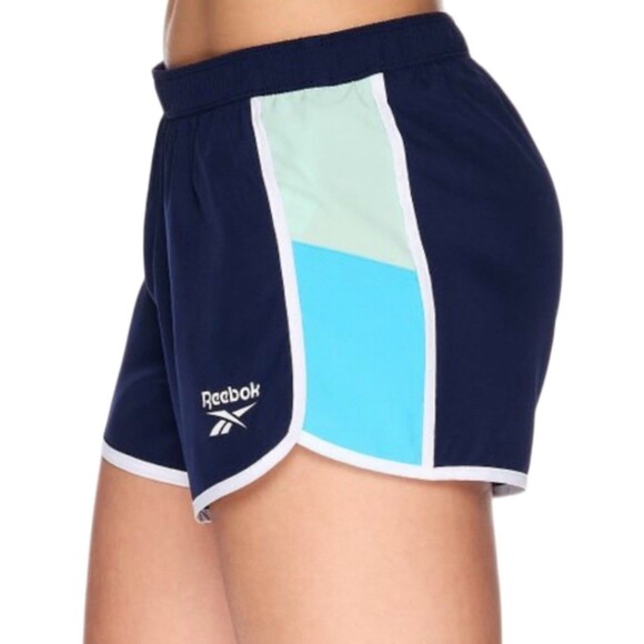 Women’s Shorts Size XL Reebok  Racer Heritage Maritime Blue Active Shorts NWT - Picture 8 of 9